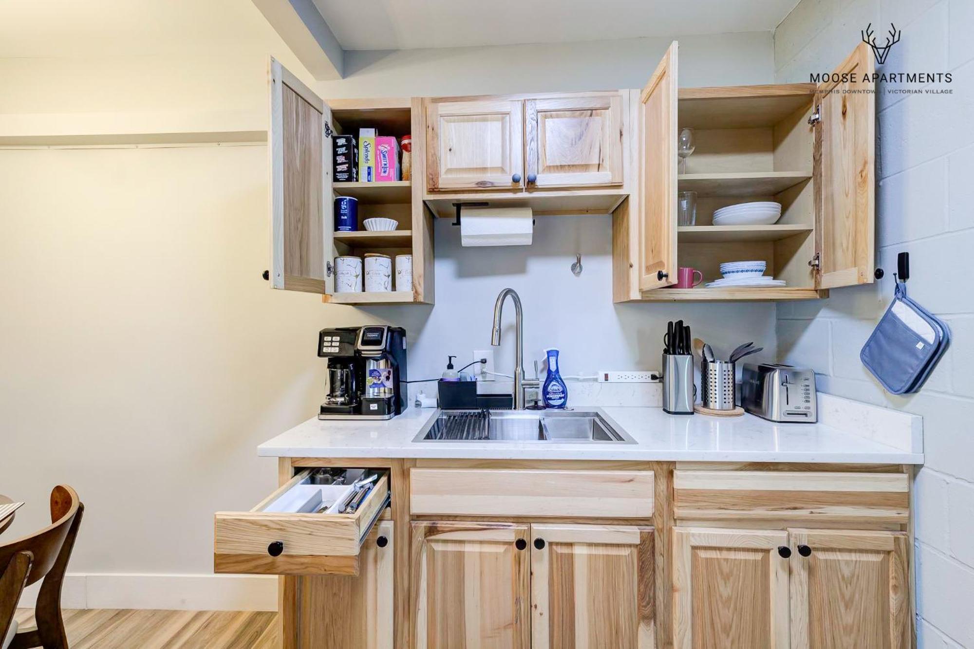 The Moose #9 - Brand New Luxe Modern Loft With Free Parking, King Bed & Fast Wifi Διαμέρισμα Μέμφις Εξωτερικό φωτογραφία